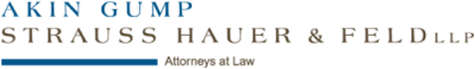 (AKIN GUMP STRAUSS HAUER & FELD LLP LOGO)