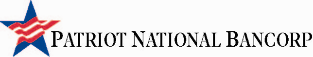 (PATRIOT NATIONAL BANCORP LOGO)