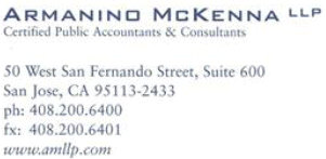 ARMANINO MCKENNA LLP