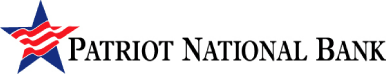 (PATRIOT NATIONAL BANK LOGO)