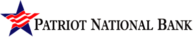 (PATRIOT NATIONAL BANK LOGO)