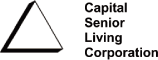 (CAPITAL SENIOR LIVING CORPORATION LOGO)