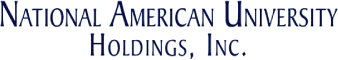 (NATIONAL AMERICAN UNIVERSITY HOLDINGS, INC. LOGO)