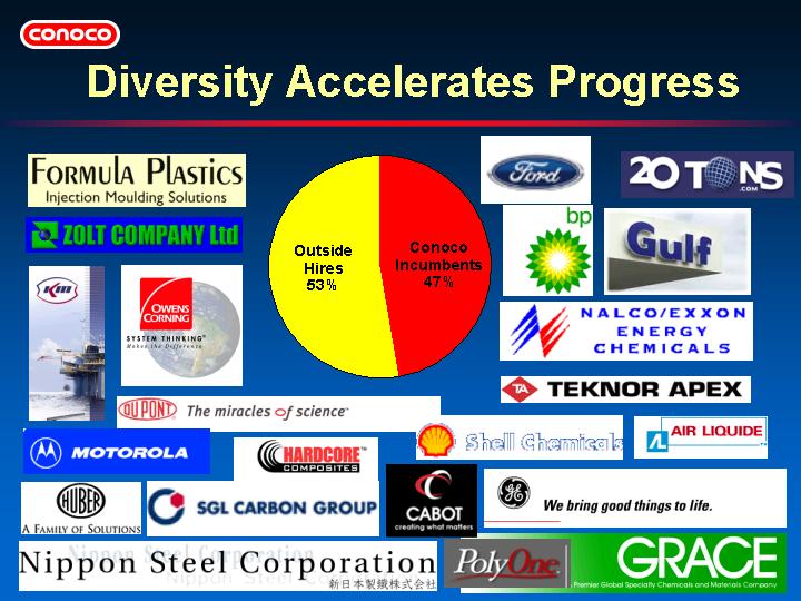 (DIVERSITY ACCELERATES PROGRESS)