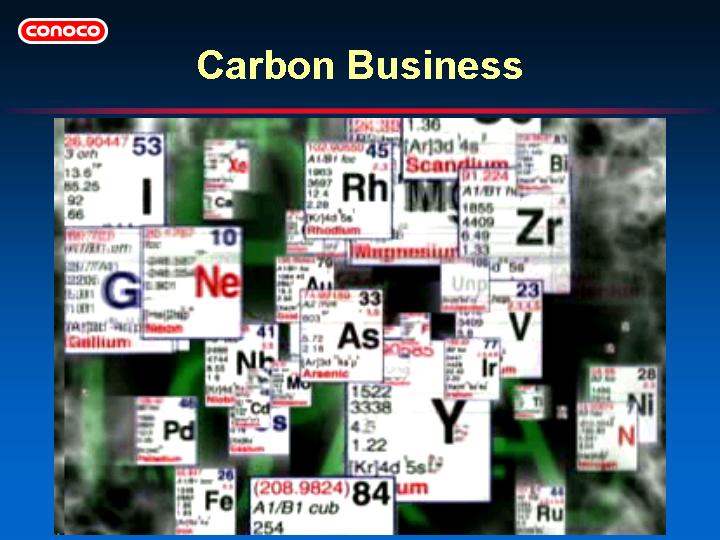 (CARBON BUSINESS)