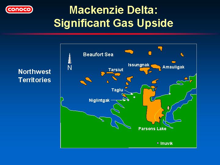 (MACKENZIE DELTA: SIGNIFICANT GAS UPSIDE)