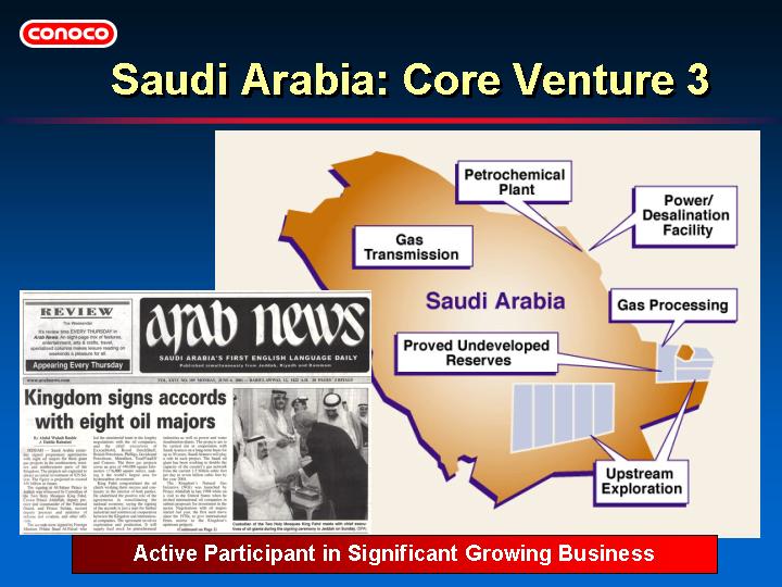 (SAUDI ARABIA: CORE VENTURE 3)