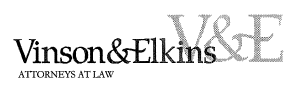 (VINSON&ELKINS LOGO)