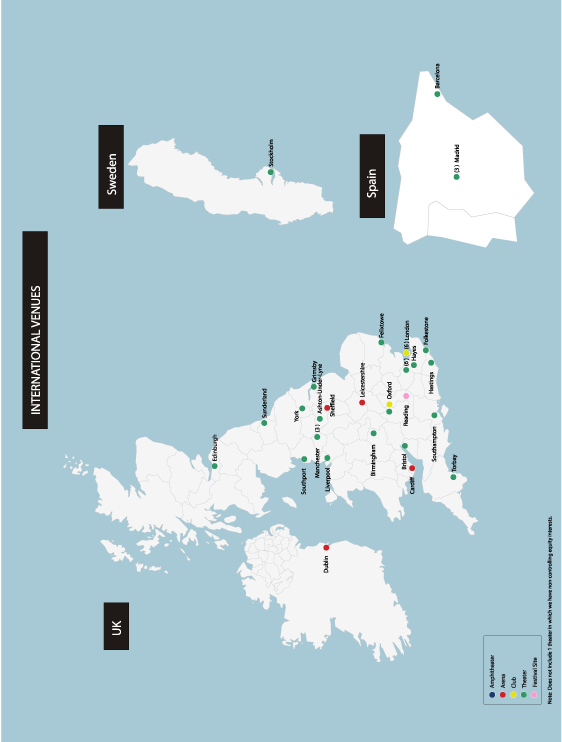 (INTERNATIONAL VENUES MAP)