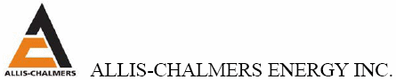 (ALLIS-CHALMERS ENERGY INC. LOGO)