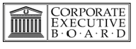 (CORPORATE EXECUTIVE BOARD LOGO)