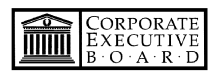 (CORPORATE EXECUTIVE BOARD LOGO)