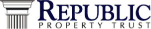 (REPUBLIC PROPERTY TRUST LOGO)