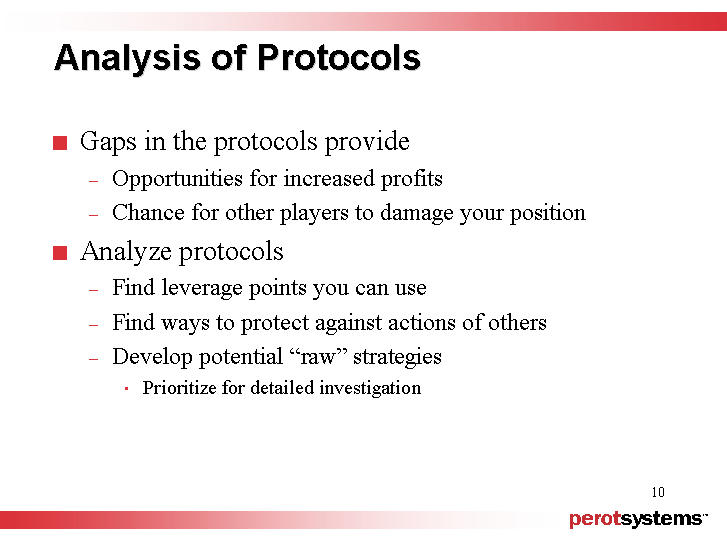 (ANALYSIS OF PROTOCOLS)