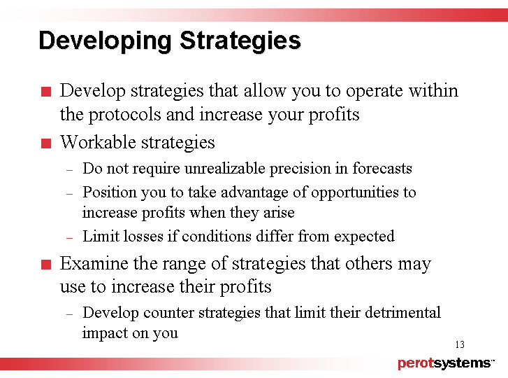 (DEVELOPING STRATEGIES)