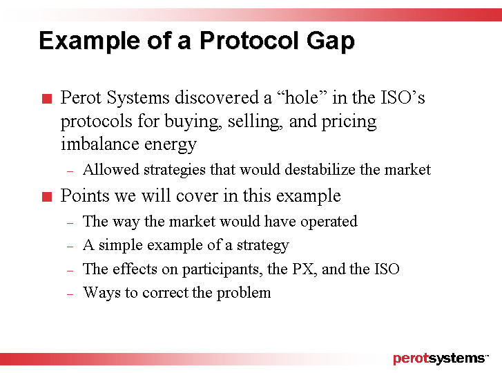 (EXAMPLE OF A PROTOCOL GAP)