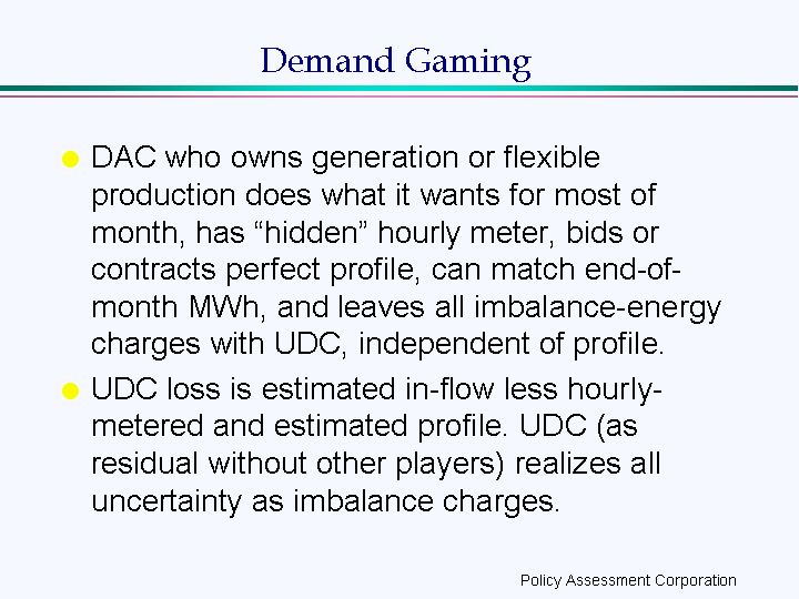 (DEMAND GAMING)