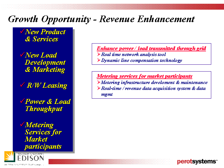 GROWTH OPPORTUNITY - REVENUE ENHANCEMENT