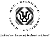 (M.D.C. RICHMOND AMERICAN HOMES LOGO)