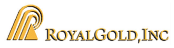 (ROYAL GOLD, INC LOGO)