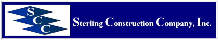 (STERLING CONSTRUCTION COMPANY LOGO)