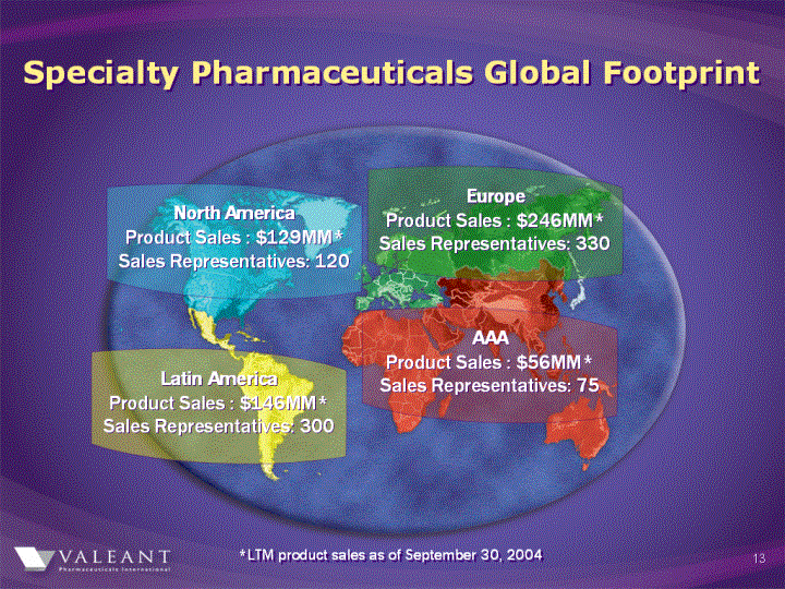 (SPECIALTY PHARMACEUTICALS GLOBAL FOOTPRINT IMAGE)