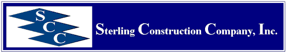 (STERLING CONSTRUCTION COMPANY, INC. LOGO)