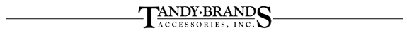 (TANDY BRANDS ACCESSORIES, INC. LOGO)