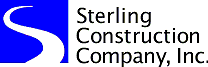 (STERLING CONSTRUCTION COMPANY, INC. LOGO)