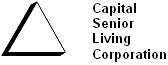 (CAPITAL SENIOR LIVING CORPORATION LOGO)