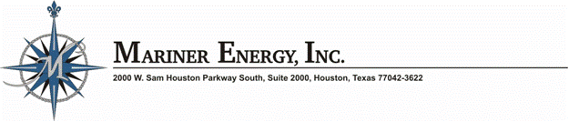 (MARINER ENERGY LOGO)