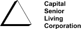 (CAPITAL SENIOR LIVING CORPORATION LOGO)