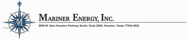 (Mariner Energy, Inc. Logo)