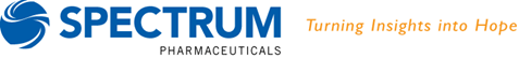 (SPECTRUM PHARMACEUTICALS LOGO)