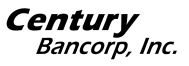 (CENTURY BANCORP, INC LOGO)