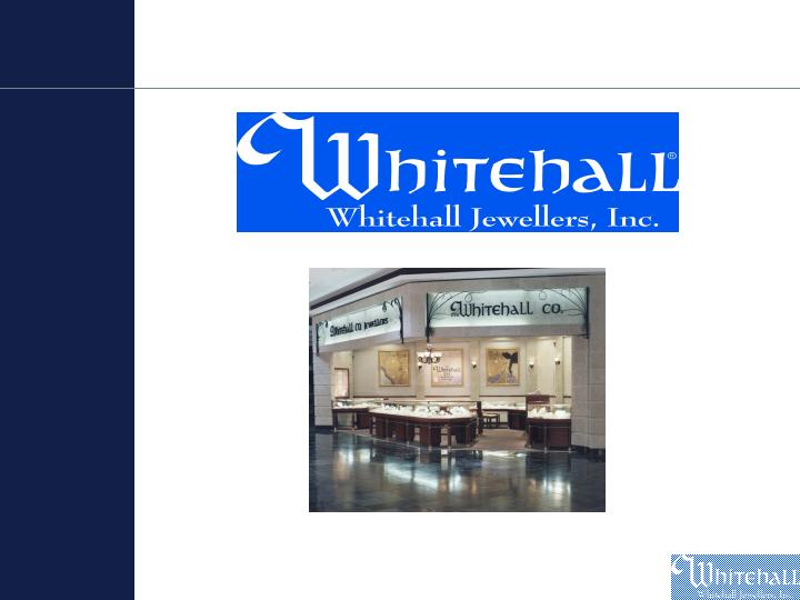 (POWERPOINT SLIDE OF WHITEHALL JEWELLERS COVER GRAPHIC)