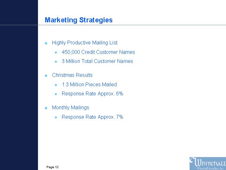 (POWERPOINT SLIDE OF MARKETING STRATEGIES)