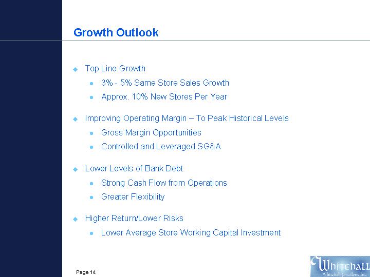 (POWERPOINT SLIDE OF GROWTH OUTLOOK)