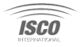 (ISCO INTERNATIONAL LOGO)