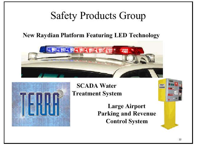 (SAFETY PRODUCTS GROUP)