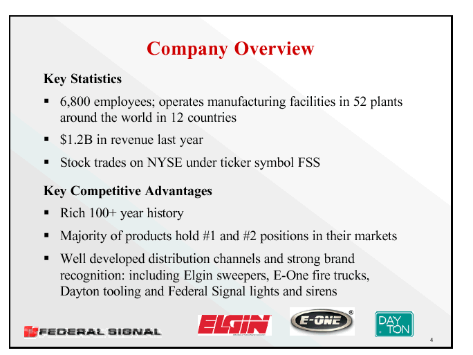 (COMPANY OVERVIEW)