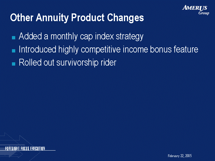 (OTHER ANNUITY PRODUCT CHANGES IMAGE)