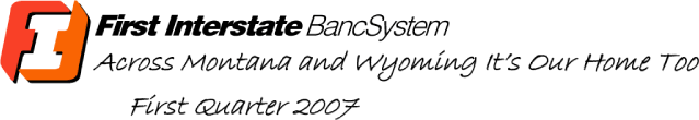 (FIRST INTERSTATE BANCSYSTEM LOGO)