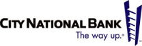 (CITY NATIONAL BANK LOGO)