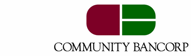 (Community Bancorp Logo)