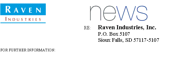 (RAVEN INDUSTRIES LOGO)