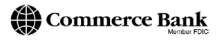 (COMMERCE BANK LOGO)