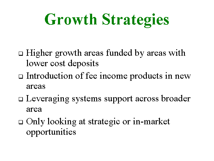 GROWTH STRATEGIES