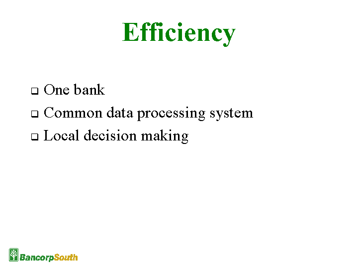 EFFICIENCY