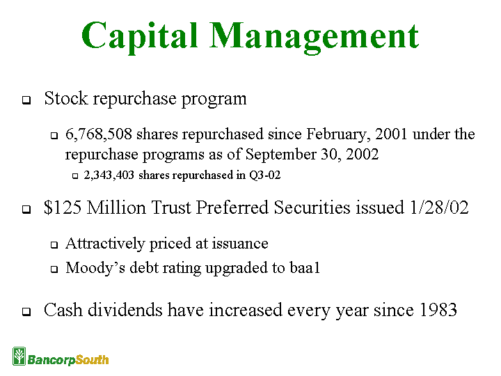 CAPITAL MANAGEMENT